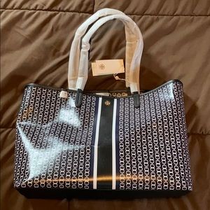 Tory Burch New Gemini Link Tote Bag Black 33801